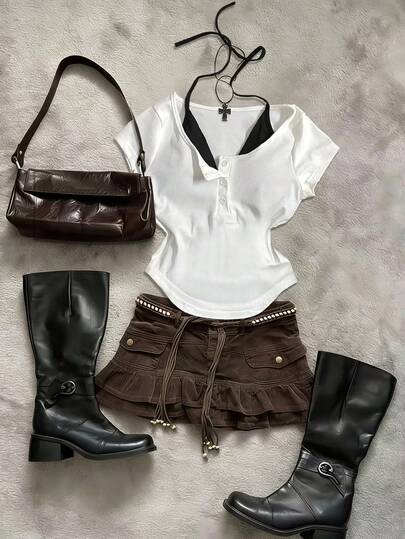 Glimmora 夏季休闲撞色无袖上衣