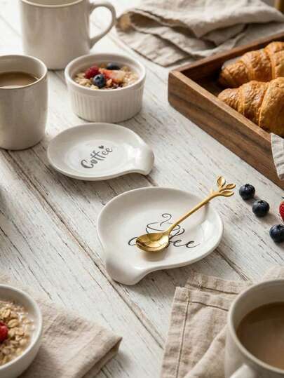 Cirelle Ceramic Spoon Holder – Perfect For Dining Table & Snack Time, Minimalist Rest For Spoons & Utensils, Kitchen Counter Accent, Everyday Essential