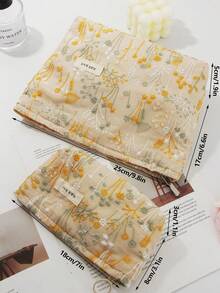 1 Stück beige bestickter Clutch Beutel, tragbar und hochwertig, ideal für Schule, Make-up Tasche, modisch und lässig mit großer Kapazität, tragbarer Reißverschluss Make-up Tasche, Reise- und Urlaubsutensilien Kosmetiktasche für Binden, kabelgebundene Kopfhörer, Ohrhörer, Kopfhörer, Ladegerät, Lippenstifte, Kosmetika, Pflegeprodukte und Schönheitsartikel, Heimdekoration, für Mütter, Frauen - Verschiedenfarbig - Übersicht 9