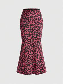 ROMWE Kawaii Trang phục mùa hè cho nữ: Bộ 2 mảnh dáng ôm cổ chữ V thắt nơ, phối ren chấm bi tương phản, áo + chân váy. - Màu Đỏ Sâu - Xem 5