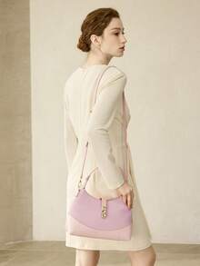 MOTF PREMIUM TÚI XÁCH THỜI TRANG NỮ KHÓA KIM LOẠI - Bột thạch - Xem 9