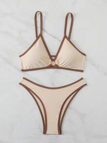 Swim Basics 女士夏季沙滩性感比基尼套装 - 彩色 - 查看 4