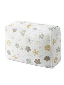 Large Printed Storage Bags For Clothes, Blankets, Shoes Waterproof, Moisture-Proof Organizer For Jeans,Dresses, Pants, Seasonal Decor Home, Bedroom, Travel Storage Solutions Foldable, Durable - Warm flower - View 13