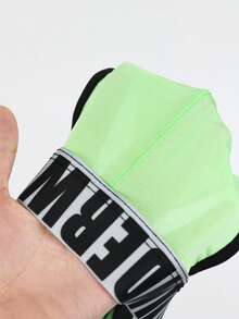 DrisQ Men's Letter Waistband Striped Contrast Color Sexy Underwear - Green - View 3