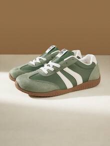 CUCCOO EASI 女士米色休闲运动鞋，圣诞节必备 - 薄荷綠 - 查看 3