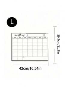 可擦写冰箱磁性日历、冰箱白板磁性日历、每月家庭计划备忘录菜单磁性日历、冰箱日历、磁性可擦写日历、厨房装饰、冰箱月度计划表、冰箱配件（各种尺寸），适用于家务清单和菜单计划 - 彩色 - 查看 7