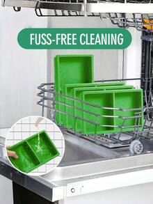 4 件套绿色硅胶冷冻干燥机托盘分隔器，中号和小号，兼容 Harvest Right 配件，圣诞节厨房小工具，节日礼物创意，烘焙必备品 - 查看 2