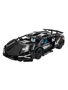 1280+PCS (3-15 Inches) Cool Racing Car Models, Made Of ABS Plastic, Building Block Cars, Technical Racing Car Models, Cool Style, Multiple Colors, Racing Car Shapes, Openable Doors, Home Decorations, Office Decorations, Building Block Racing Cars, Building Block Car Series, Toys, Racing Car Model Kits, Christmas Gifts,Birthday Gifts, Festival Gifts. - Multicolor - View 9