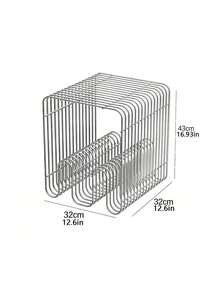 1 chiếc kệ bàn phụ tiết kiệm không gian, kiểu dáng tối giản hiện đại - Thiết kế lưới kim loại chắc chắn, không cần lắp ráp, phù hợp cho phòng khách, phòng ngủ, văn phòng tại nhà - Thích hợp để đựng sách, tạp chí, đồ trang trí - Trang trí sàn hoặc tường chắc chắn, trang trí phòng theo phong cách cổ điển, giải pháp lưu trữ cho phòng ngủ, bàn đầu giường tiện dụng. - Nhiều màu - Xem 3