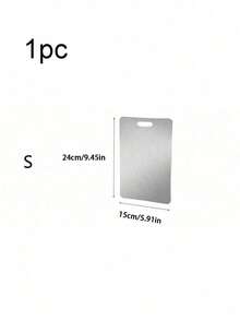 银色时尚不锈钢砧板，银色厨房切菜板，双面可用，适用于生肉、家禽、鱼类，防异味、防污渍、防锈，简约设计，可替代传统肉砧板，适用于肉类、蔬菜、水果，现代厨房必备，易于用水清洗。厨房切菜工具套装还可用作披萨盘、奶酪板、餐盘、面包饼干板。 - 彩色 - 查看 11