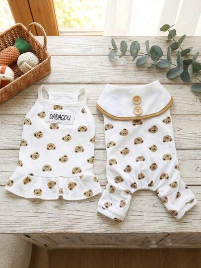 PETSIN Ropa para mascotas, ropa para perros, chaleco para gatos, nueva ropa casual de primavera y verano para mascotas