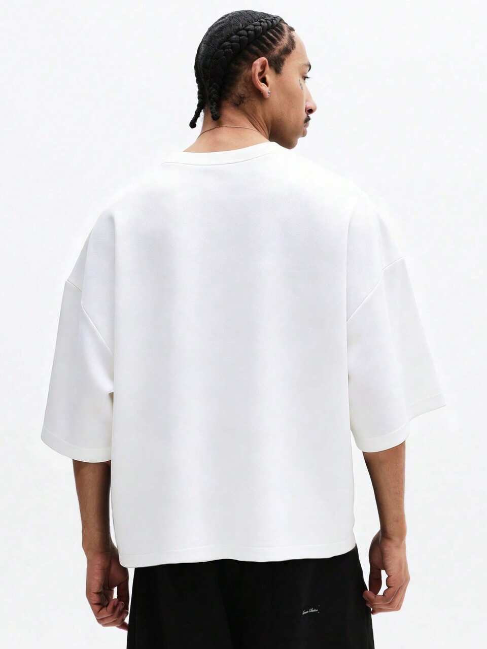 SUMWON Oversized Boxy Crew Neck T-Shirt mit weiten kurzen Ärmeln, lässig geschnittenes Alltagsshirt, Oversized T-Shirt, Oversized T-Shirts, Boxy T-Shirts