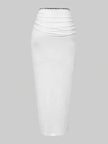 Swim Oasis 2026春夏新款女士泳装上市，适合度假、约会、西部风情、邮轮、海滩、海岛、公路旅行、四季皆宜、音乐节、波西米亚风假期、秋日休闲波西米亚Y2K褶皱短裤、优雅复古休闲两件套提花黑白撞色滚边复古休闲沙滩度假连体裤、女士连体泳衣带罩衫、白色连体泳衣、白色连体泳衣带罩衫、白色纱笼复古泳衣、女士白色罩衫裙连体泳衣带罩衫、女士泳装夏季沙滩装、女士泳装、夏季泳装、优雅泳衣、拉链泳衣、瑜伽连体裤、Z65c7代码女士服装折扣动物园服装女士Ysk服装女士泳衣、女士塑身泳衣Y2K泳衣 - 彩色 - 查看 4