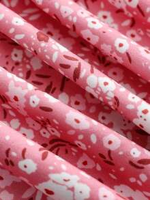 EMERY ROSE Đầm ngắn không tay họa tiết hoa nhí dành cho nữ, thích hợp cho kỳ nghỉ hoặc đi biển. - Hồng - Xem 6
