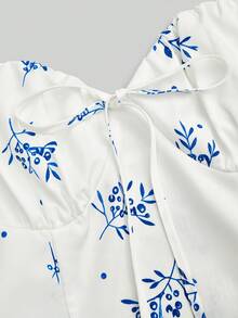 GlowEve Ladies Weave Elegant Summer Vacation Dresses - Blue - View 5