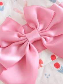 PETSIN 1件宠物可爱兔子郁金香印花和服式上衣，带大蝴蝶结装饰，柔软透气，日韩风格猫狗服装 - 彩色 - 查看 7
