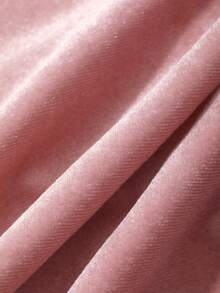 DAZY Vestido elegante de unicolor con mangas abullonadas, verano - Rosa - Ver 4