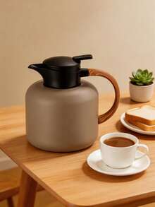 1 Set Of 1 Piece 2.0l 304 Stainless Steel Vacuum Pot Water Bottle,Camping,Coffee Cup Suitable For Family Use Commercial Gifts Office - Grey - View 3