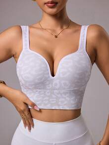 Dewbera Áo liền thân không đường may in họa tiết da báo gợi cảm, hở lưng. - Nhiều màu - Xem 8