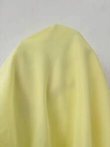 SHEIN LUNE Summer Fashion Solid Color Camisole Top And Pants Set, Plus Size Vacation Casual 2-Piece Outfit For Women - Light Yellow - View 7