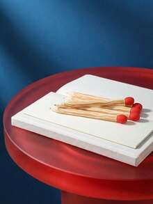 Joivida 2/4/6Pcs Creative Decompression Match Retractable Gel Pen | 0.5mm Black Double Bead, Quick-Drying Smooth Stable.Squeeze Head Stress Relief, Festive Gift For New Year BackSchool Birthday,Friends Family Lovers - multicolor - View 6