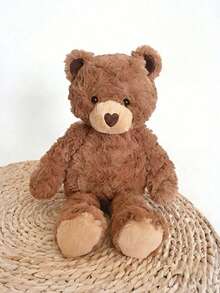 POKOJA LAND 可爱心形小熊毛绒玩具，卡哇伊小熊填充动物，深棕色和浅棕色，超级柔软可爱，适合男孩女孩生日庆祝节日礼物和家居装饰 - 彩色 - 查看 9