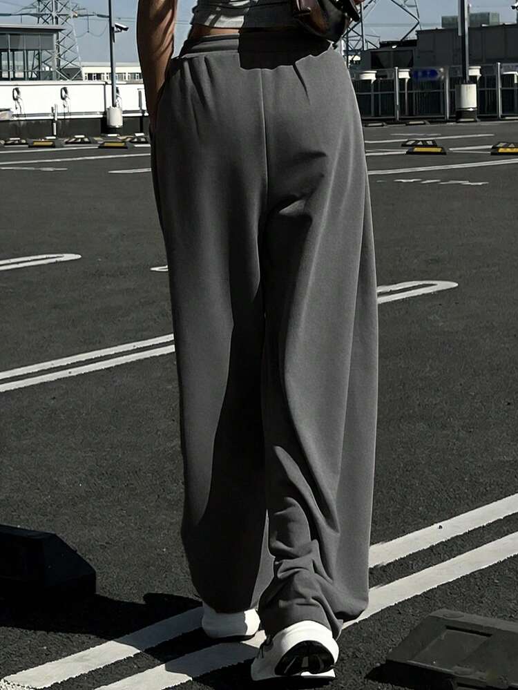 Women's Tall Fit Loose Straight Leg Casual Sweatpants Summer