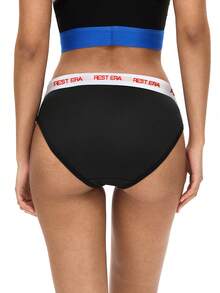 3pcs/Set Women's Fashionable Letter Print Panties - Multicolor - View 2