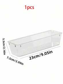 1/3/6 PCS Portable Multifunctional Space Saving Stackable Collapsible Storage Boxes Clear Cups Cutlery Cosmetic Desk Organizer With Lids For Home Kitchen Office Travel Camping Dormitory Bathroom Organization Set - Multicolor - View 18