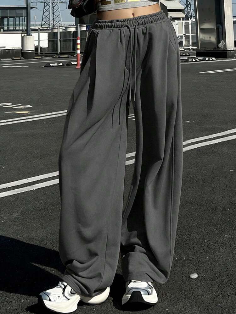 Women's Tall Fit Loose Straight Leg Casual Sweatpants Summer