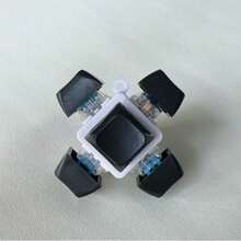 Stress Relieving Toy Keyboard Clicker, Cube Shaped Mechanical Keyboard, Stress Relieving Adult Gift, Relieving Stress And Killing Time (Chain Color And Style Random) - Multicolor - View 13