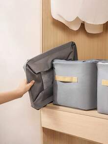 1PC Large-Capacity Storage Box, Clothing Organizer Box, Suitable For Storing Clothes, Pants, And Miscellaneous Items, Lightweight And An Essential Organizing Set For Home And Dormitory - Multicolor - View 3