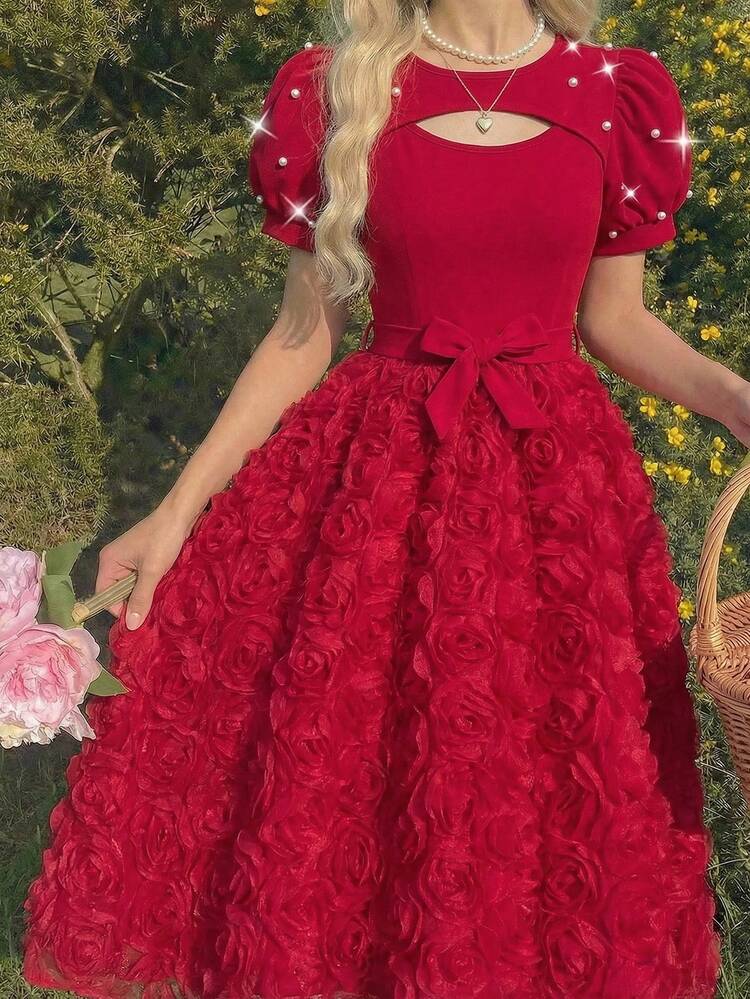 Summer Outfits Tween Girls Dresses Red Dresses For Girls Maroon Dress For GirlsParty Dress Red Red Outfits For Tween Girl