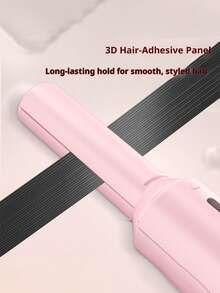 Teckwe Portable Hair Straightener - USB-Powered Travel Straightener, Compact Design, Ceramic Coating, Lightweight And Portable, Heat-Resistant. - Pink - View 4