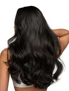 100% Real Human Hair Extensions 9PCS Invisible Straight Clip In Hair Extensions 14-24 Inch 148G Dark Brown Color Double Weft Clip Hair Extensions Remy Natural Human Hair - S2 - View 3