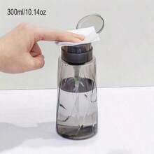 1个透明可重复灌装的卸甲油瓶，带泵头和锁扣，适用于美甲 - 彩色 - 查看 7