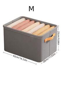1PC Large-Capacity Storage Box, Clothing Organizer Box, Suitable For Storing Clothes, Pants, And Miscellaneous Items, Lightweight And An Essential Organizing Set For Home And Dormitory - Multicolor - View 6