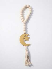 Cirelle Regalo de Ramadán Cuentas de oración islámicas (Tasbih) - Misbaha de madera hecha a mano con luna y estrella, recuerdo significativo de Eid Mubarak - Multicolor - Ver 13
