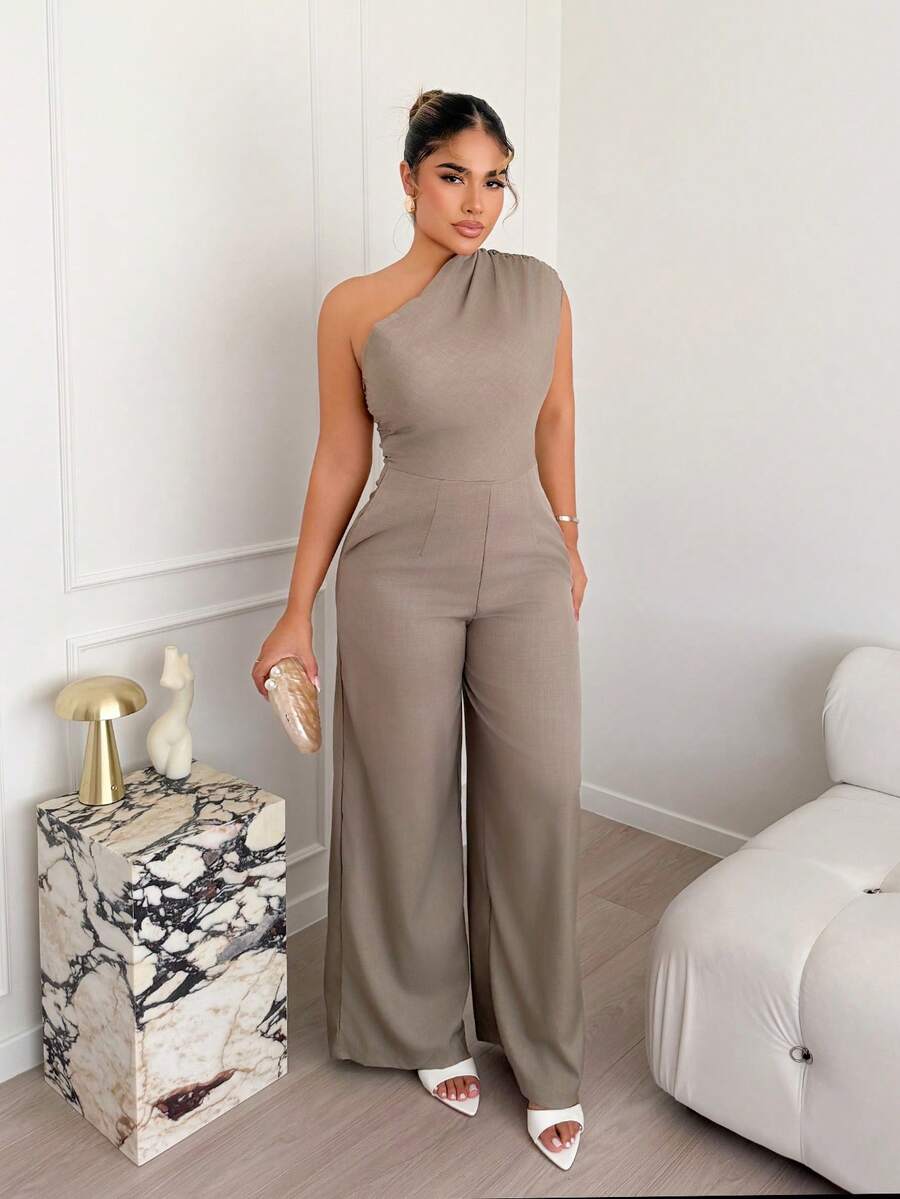 Maria Perezxox 1 bộ đồ liền quần màu trơn thường ngày/đi làm, mùa hè - màu xanh lá - Xem 1