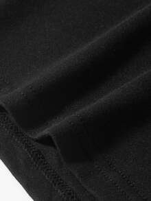 Manfinity Underwear&Sleepwear Basics 5件套大码男士字母腰带平角内裤 - 黑色 - 查看 5