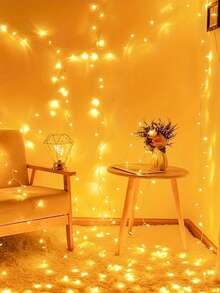 1pc 1.5/3/6m Home Decor Led Fairy String Lights,Battery Powered, Indoor Room Wall Decor Led Lights String, Outdoor Garden Tree Decor Light,Bedroom Decorations ,Wedding Birthday Party Festival Decor String Light,Camping Tent Decorations Light - Multicolor - View 4