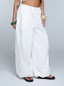 COUREZ 女裤 - 白色 - 查看 4