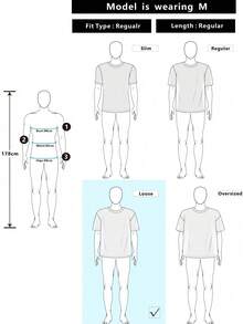 Claim Dot Camiseta holgada de hombre con parche con letra y hombros caídos - Gris - Ver 4