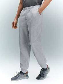 Driftmere 男士抽绳腰运动裤 - 淺灰色 - 查看 4