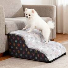 1 Piece Of Cartoon Pet Ladder, Climbing Ladder Made Of Flexible Foam With 2/3Steps, Suitable For Senior Pets Or Pets With Special Needs To Reach The Sofa And Bed, Non-Slip And Detachable - Multicolor - View 5