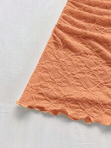 Soleia Đầm ngắn hai dây xếp ly hở lưng, màu vàng nhạt, thích hợp cho các dịp lễ, hẹn hò, ngày Valentine, tiệc trà chiều, kỳ nghỉ, lễ hội âm nhạc, phong cách Bohemian. - trái cam - Xem 6