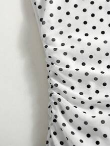 SHEIN 适合青少年女孩的夏季无袖浅黄色休闲长裙 - 彩色 - 查看 4