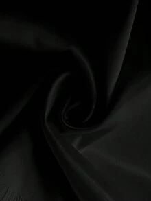 Easowa 女士蕾丝拼接休闲百搭约会之夜迷你裙 - 黑與白 - 查看 7