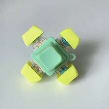 Stress Relieving Toy Keyboard Clicker, Cube Shaped Mechanical Keyboard, Stress Relieving Adult Gift, Relieving Stress And Killing Time (Chain Color And Style Random) - Multicolor - View 10
