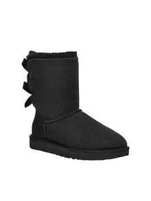 Moon Boot Bailey Bow II Women's Mid-Calf Boots Black 1016225BLK - Black/Black - View 2
